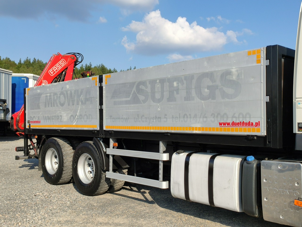 Бортова вантажівка/ Платформа, Вантажівка з маніпулятором Volvo FM 440 6x4 HDS FASSI F170 Składany w Literę Z: фото 17