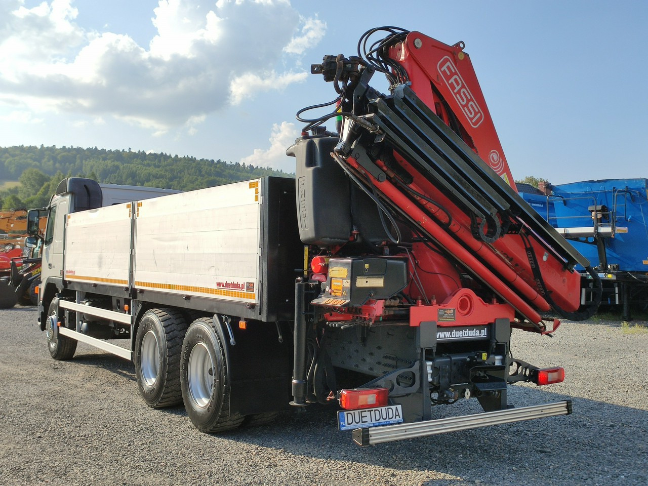 Бортова вантажівка/ Платформа, Вантажівка з маніпулятором Volvo FM 440 6x4 HDS FASSI F170 Składany w Literę Z: фото 29