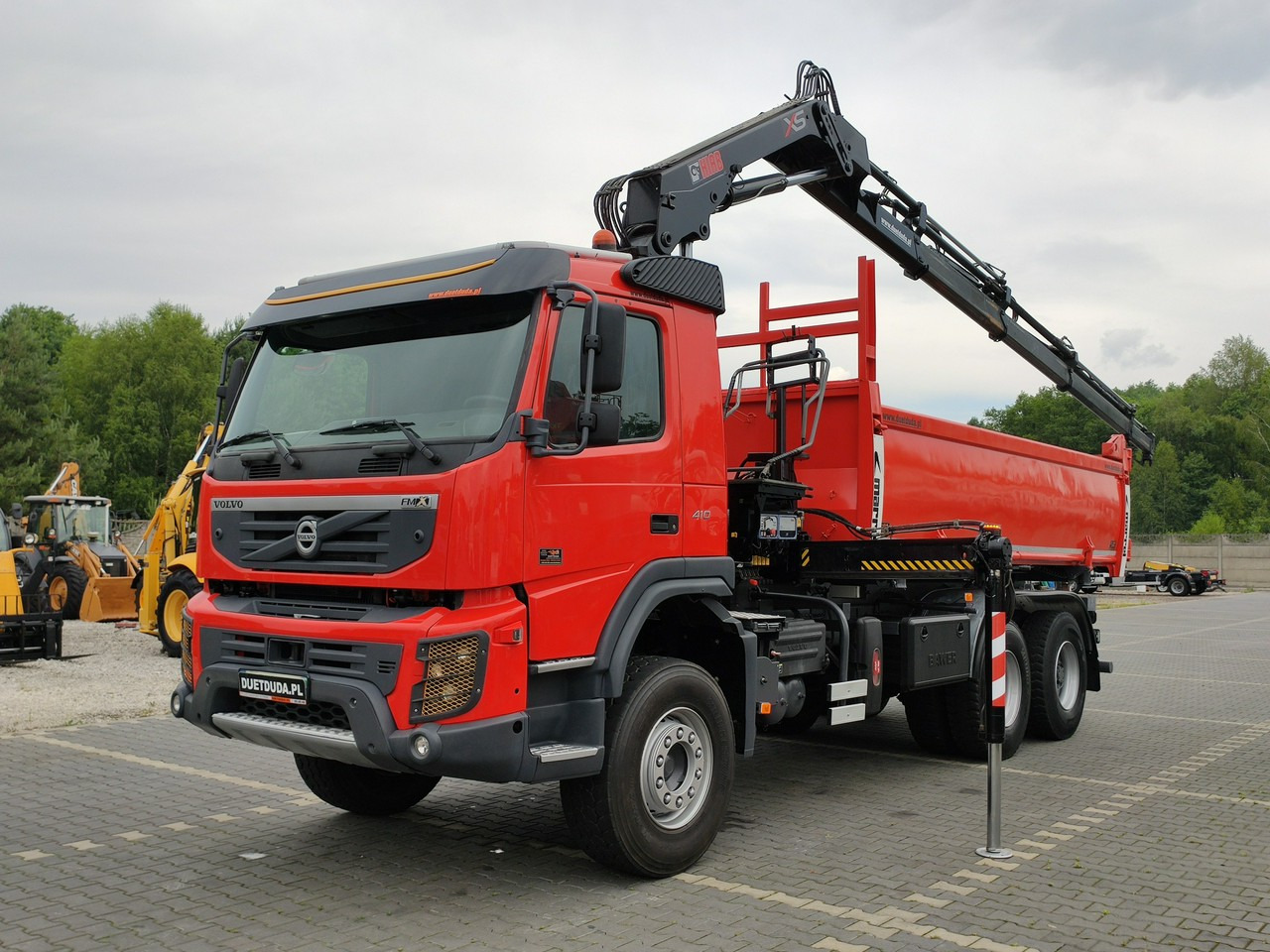 Volvo FMX 410 6x4 13L HDS Radiowy Hydroburta - Самоскид вантажівка, Вантажівка з маніпулятором: фото 1 Volvo FMX 410 6x4 13L HDS Radiowy Hydroburta - Самоскид вантажівка, Вантажівка з маніпулятором: фото 1