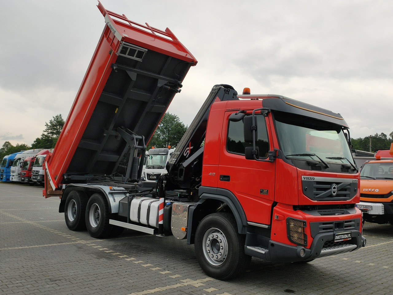 Volvo FMX 410 6x4 13L HDS Radiowy Hydroburta - Самоскид вантажівка, Вантажівка з маніпулятором: фото 2 Volvo FMX 410 6x4 13L HDS Radiowy Hydroburta - Самоскид вантажівка, Вантажівка з маніпулятором: фото 2