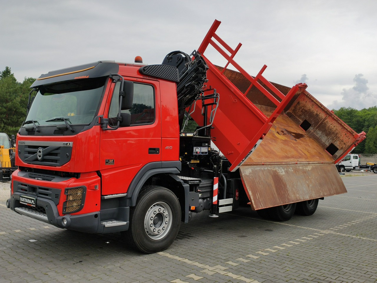Volvo FMX 410 6x4 13L HDS Radiowy Hydroburta - Самоскид вантажівка, Вантажівка з маніпулятором: фото 3 Volvo FMX 410 6x4 13L HDS Radiowy Hydroburta - Самоскид вантажівка, Вантажівка з маніпулятором: фото 3