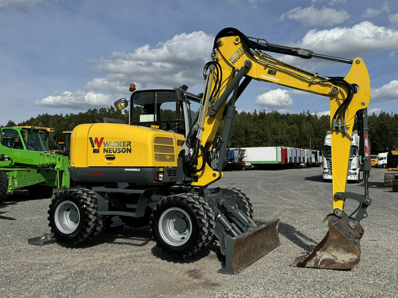 Wacker Neuson EW100 Pług + Podpory 10 ton Szybkozłącze Klimatyzacja - Колісний екскаватор: фото 1 Wacker Neuson EW100 Pług + Podpory 10 ton Szybkozłącze Klimatyzacja - Колісний екскаватор: фото 1