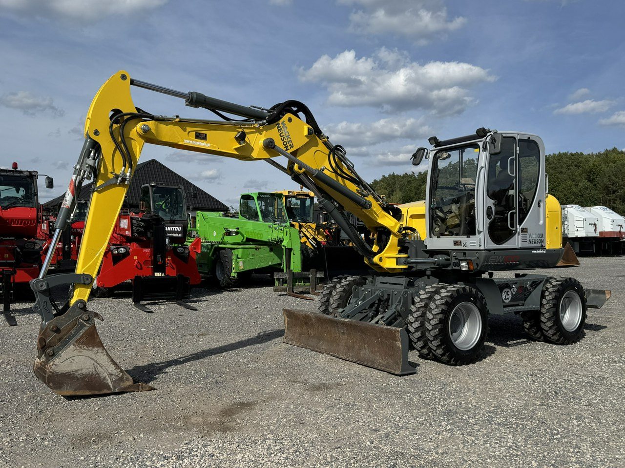 Wacker Neuson EW100 Pług + Podpory 10 ton Szybkozłącze Klimatyzacja - Колісний екскаватор: фото 4 Wacker Neuson EW100 Pług + Podpory 10 ton Szybkozłącze Klimatyzacja - Колісний екскаватор: фото 4