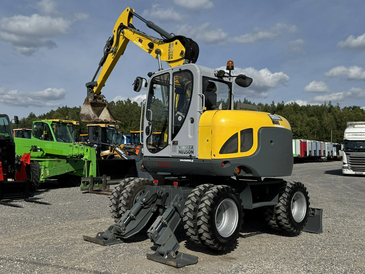 Wacker Neuson EW100 Pług + Podpory 10 ton Szybkozłącze Klimatyzacja - Колісний екскаватор: фото 3 Wacker Neuson EW100 Pług + Podpory 10 ton Szybkozłącze Klimatyzacja - Колісний екскаватор: фото 3