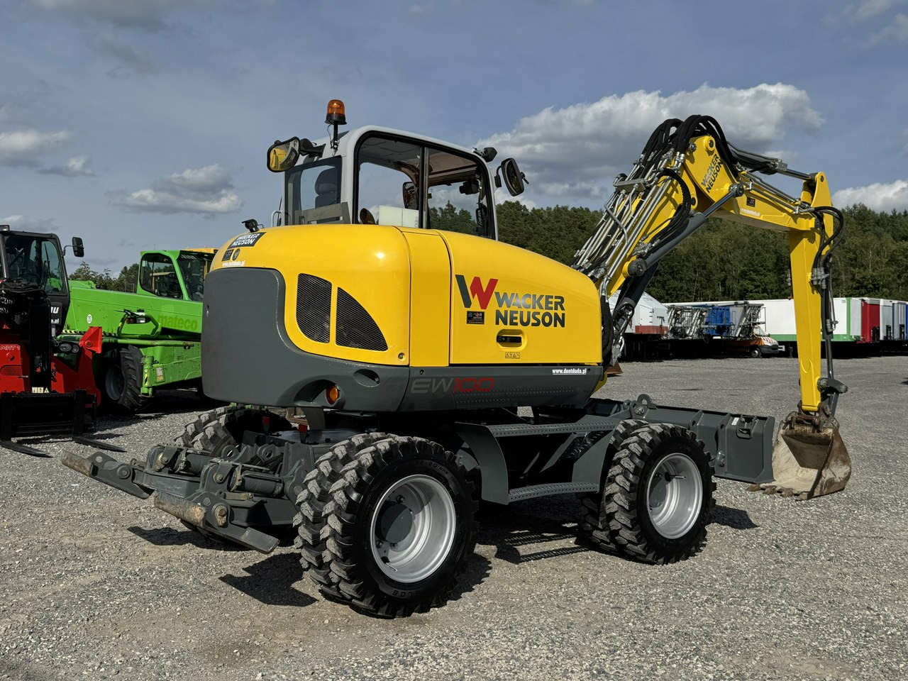 Wacker Neuson EW100 Pług + Podpory 10 ton Szybkozłącze Klimatyzacja - Колісний екскаватор: фото 2 Wacker Neuson EW100 Pług + Podpory 10 ton Szybkozłącze Klimatyzacja - Колісний екскаватор: фото 2