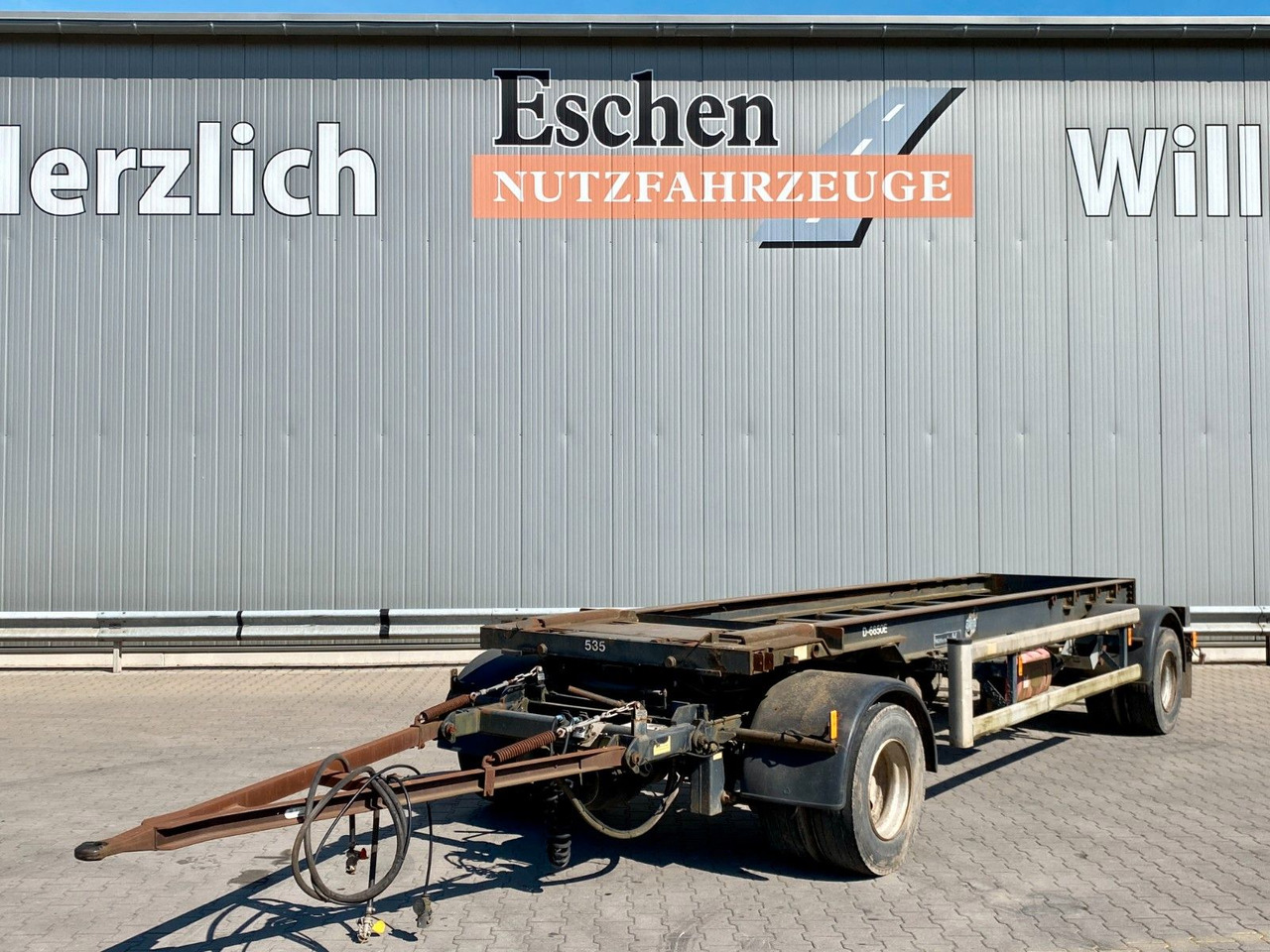 Hüffermann HSA 18.65 | Reifenprofil: 75%*Blatt*50mm Zugauge - Причіп мультиліфт/ Бункеровоз: фото 1 Hüffermann HSA 18.65 | Reifenprofil: 75%*Blatt*50mm Zugauge - Причіп мультиліфт/ Бункеровоз: фото 1