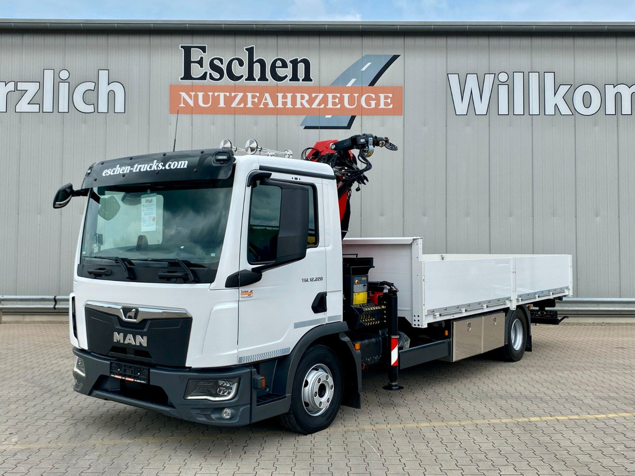 MAN TGL 12.220 | Palfinger PK 9.501*5+6. Kreis*Navi - Бортова вантажівка/ Платформа, Вантажівка з маніпулятором: фото 1 MAN TGL 12.220 | Palfinger PK 9.501*5+6. Kreis*Navi - Бортова вантажівка/ Платформа, Вантажівка з маніпулятором: фото 1