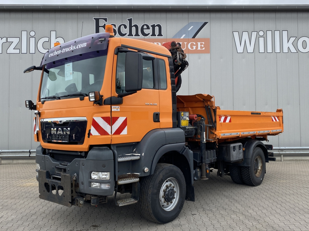 MAN TGS 18.320 4x4 BL / Kran - Самоскид вантажівка, Вантажівка з маніпулятором: фото 1 MAN TGS 18.320 4x4 BL / Kran - Самоскид вантажівка, Вантажівка з маніпулятором: фото 1