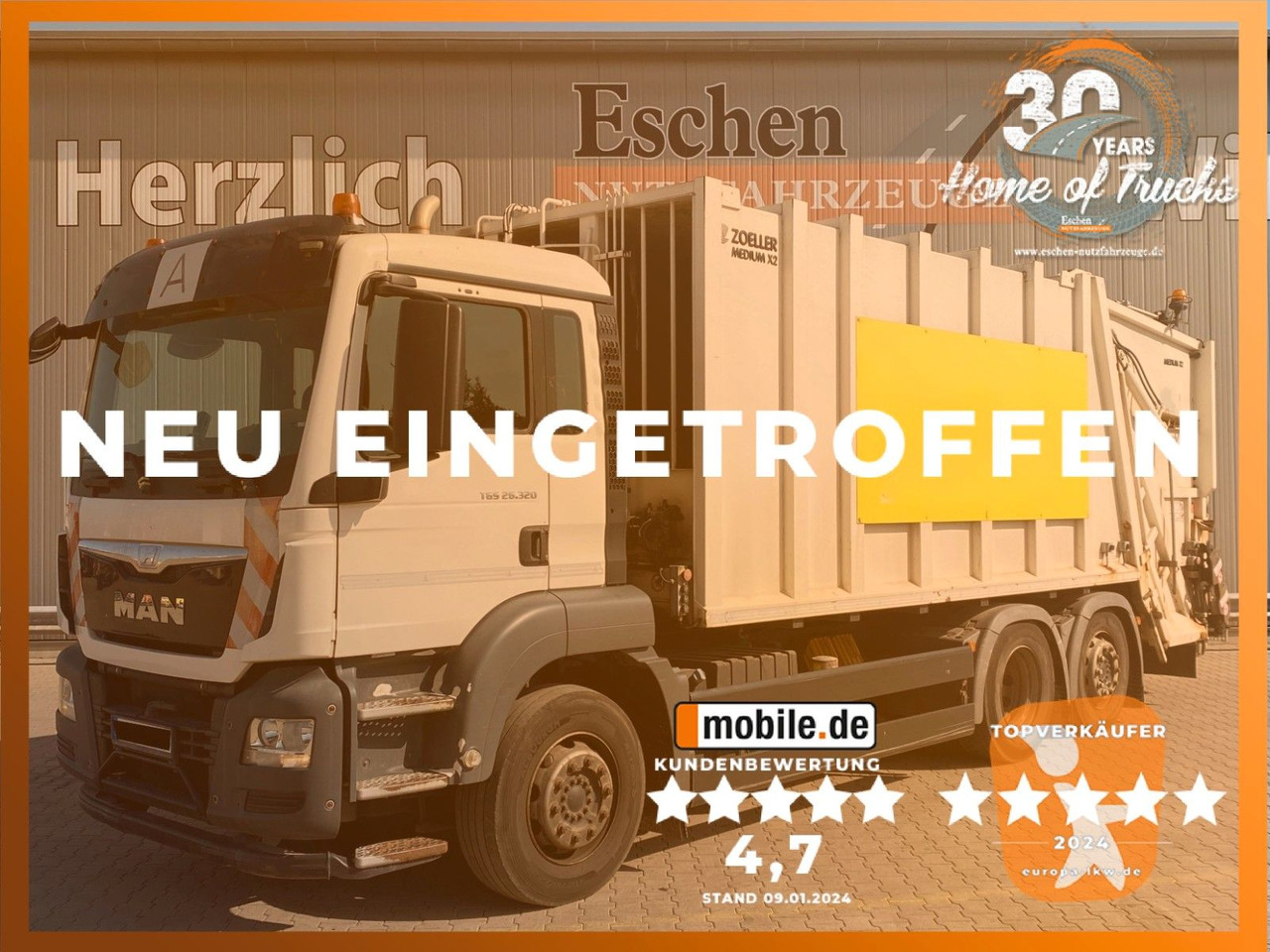 MAN TGS 26.320 6x2-4 | Zöller Medium X2EC24*3x Sitze - Сміттєвози: фото 1 MAN TGS 26.320 6x2-4 | Zöller Medium X2EC24*3x Sitze - Сміттєвози: фото 1