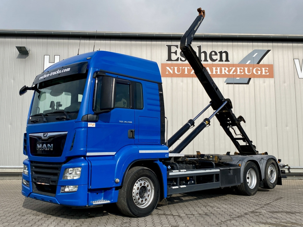 MAN TGS 26.500 6x2-4 LL - Гаковий мультиліфт вантажівка: фото 1 MAN TGS 26.500 6x2-4 LL - Гаковий мультиліфт вантажівка: фото 1