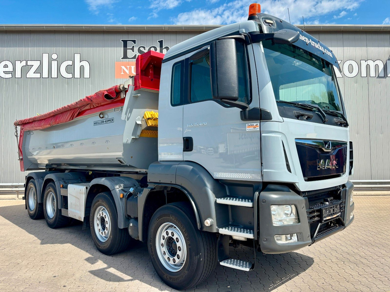 Скіповий навантажувач вантажівка MAN TGS 35.420 8x4 BL | MEILLER*Rollplane*Navi*Klima: фото 8
