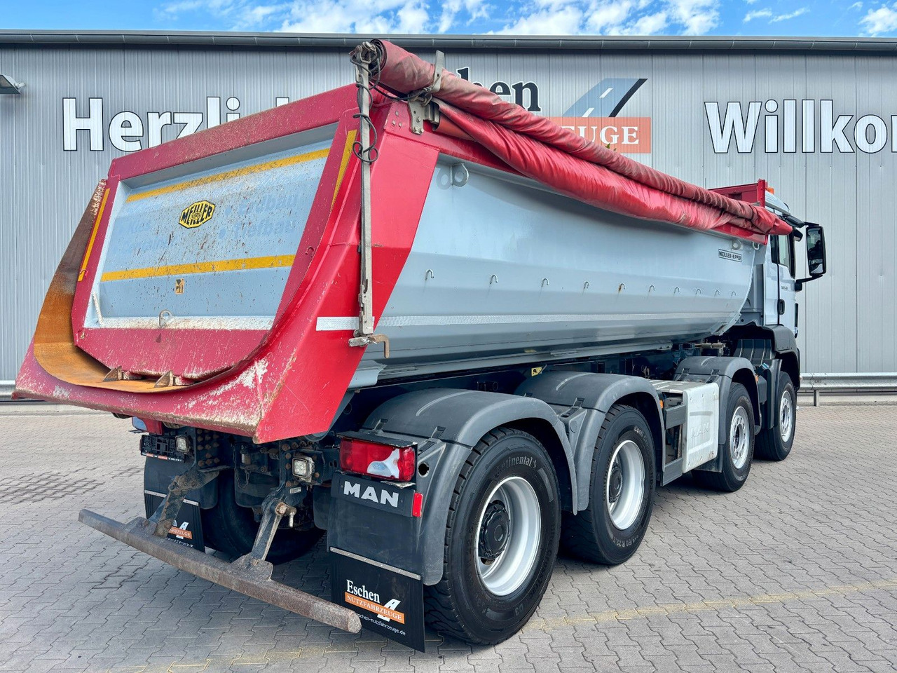 Скіповий навантажувач вантажівка MAN TGS 35.420 8x4 BL | MEILLER*Rollplane*Navi*Klima: фото 6