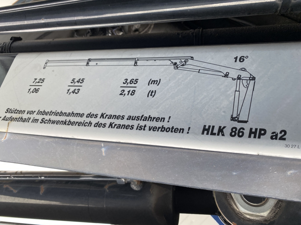 Mercedes-Benz 1224 L Atego / MKG-Faltkran - Бортова вантажівка/ Платформа, Вантажівка з маніпулятором: фото 5 Mercedes-Benz 1224 L Atego / MKG-Faltkran - Бортова вантажівка/ Платформа, Вантажівка з маніпулятором: фото 5