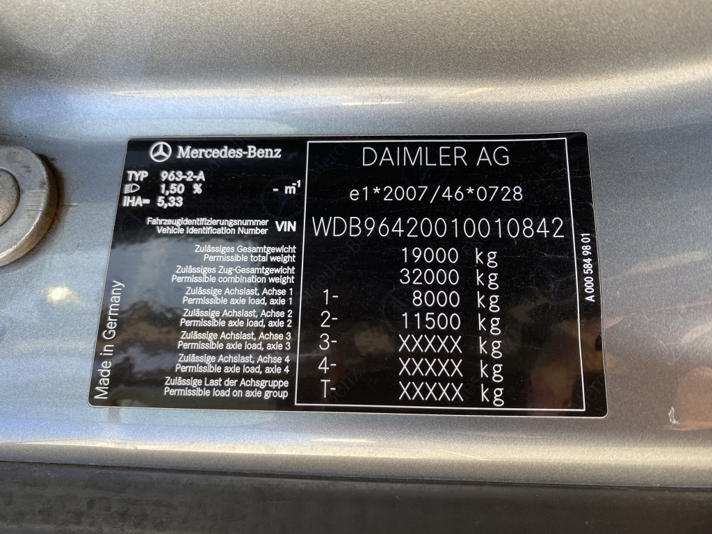 Mercedes-Benz 1832 4x2 / Fassi Kran - Самоскид вантажівка, Вантажівка з маніпулятором: фото 4 Mercedes-Benz 1832 4x2 / Fassi Kran - Самоскид вантажівка, Вантажівка з маніпулятором: фото 4