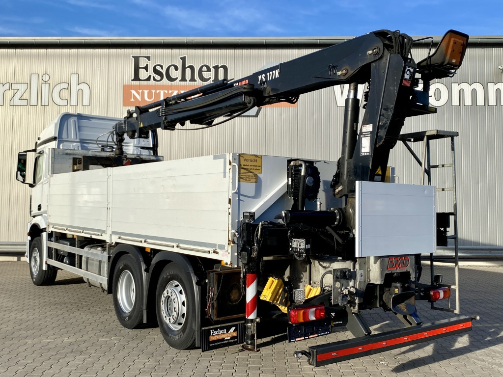 Mercedes-Benz 2545 L 6x2 Arocs / HIAB 177 K Pro Kran - Бортова вантажівка/ Платформа, Вантажівка з маніпулятором: фото 3 Mercedes-Benz 2545 L 6x2 Arocs / HIAB 177 K Pro Kran - Бортова вантажівка/ Платформа, Вантажівка з маніпулятором: фото 3