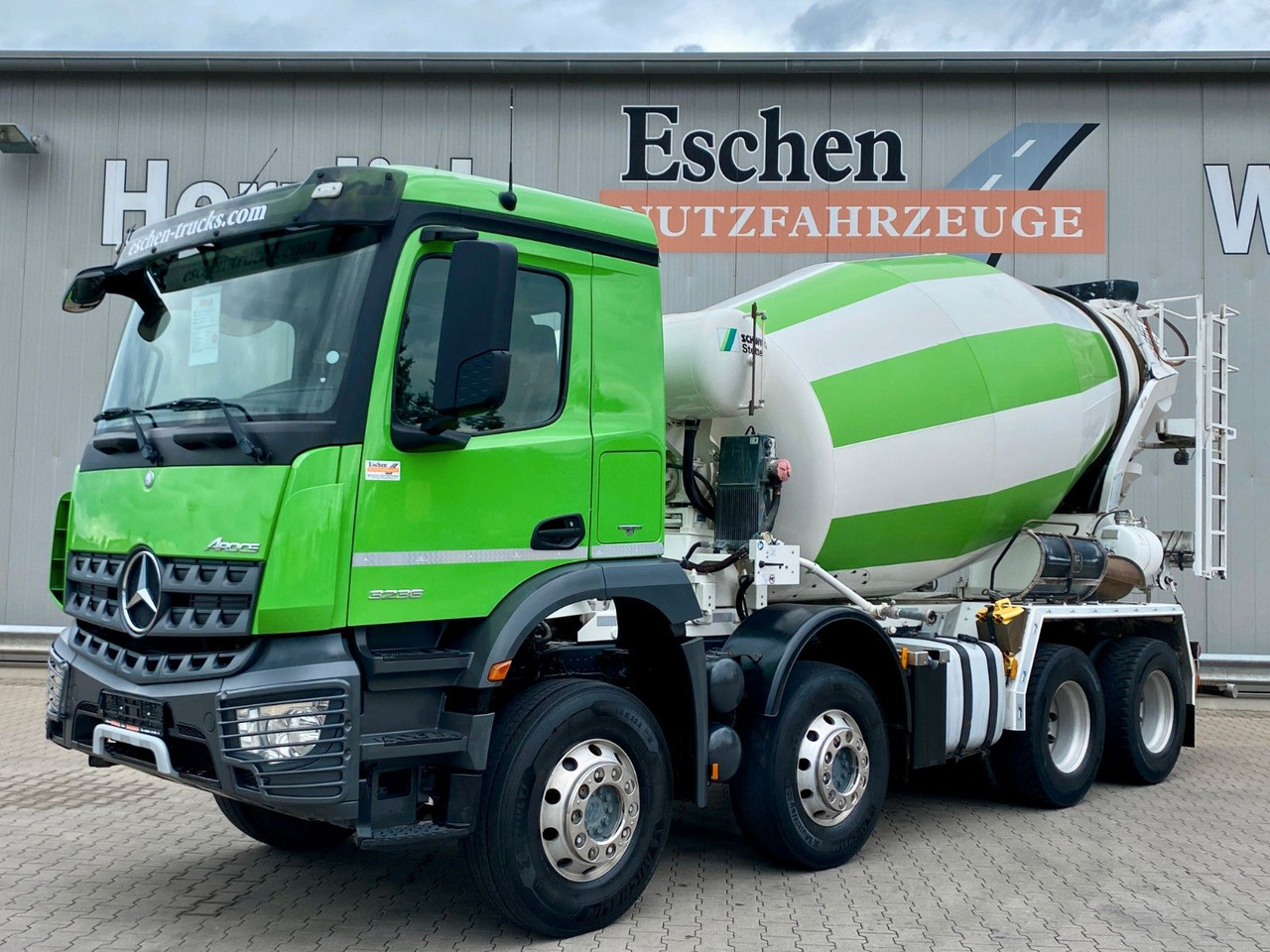 Mercedes-Benz 3236 Arocs | 9m³ Stetter*Klima*Navi*Blatt*1.Hand - Автобетонозмішувач: фото 1 Mercedes-Benz 3236 Arocs | 9m³ Stetter*Klima*Navi*Blatt*1.Hand - Автобетонозмішувач: фото 1