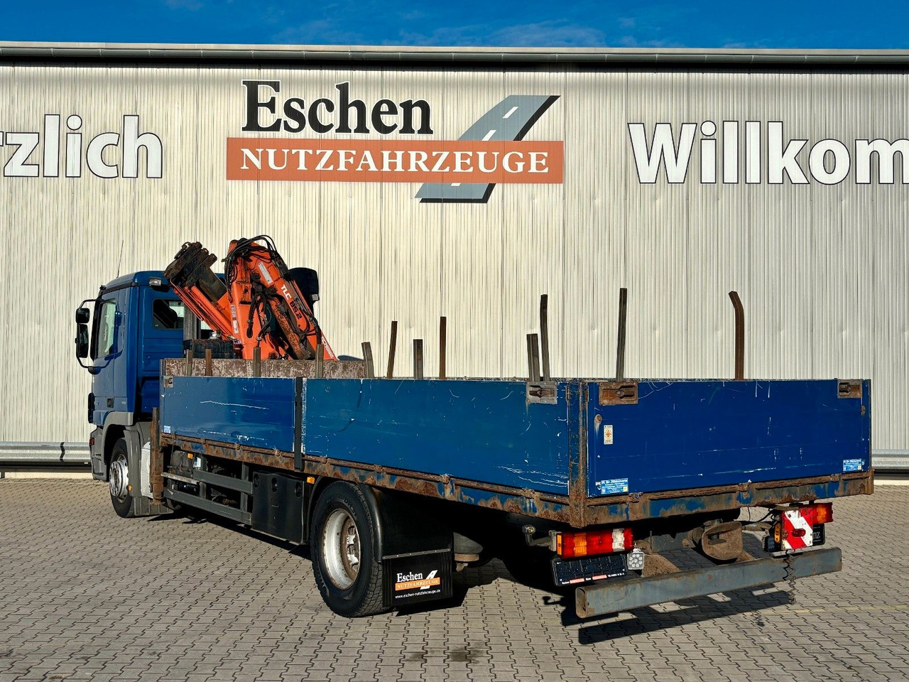 Mercedes-Benz Actros 1832 I Terex 85.2A3*9,10m*Telligent*Klima - Бортова вантажівка/ Платформа, Вантажівка з маніпулятором: фото 4 Mercedes-Benz Actros 1832 I Terex 85.2A3*9,10m*Telligent*Klima - Бортова вантажівка/ Платформа, Вантажівка з маніпулятором: фото 4
