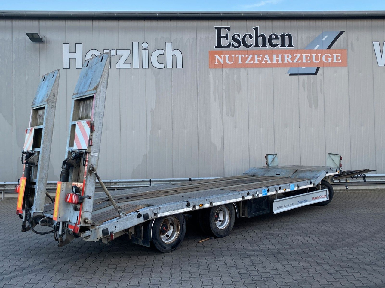 Möslein TF3-P | verzinktes Chassis*hydr. Rampen*Blatt - Низькорамна платформа причіп: фото 4 Möslein TF3-P | verzinktes Chassis*hydr. Rampen*Blatt - Низькорамна платформа причіп: фото 4
