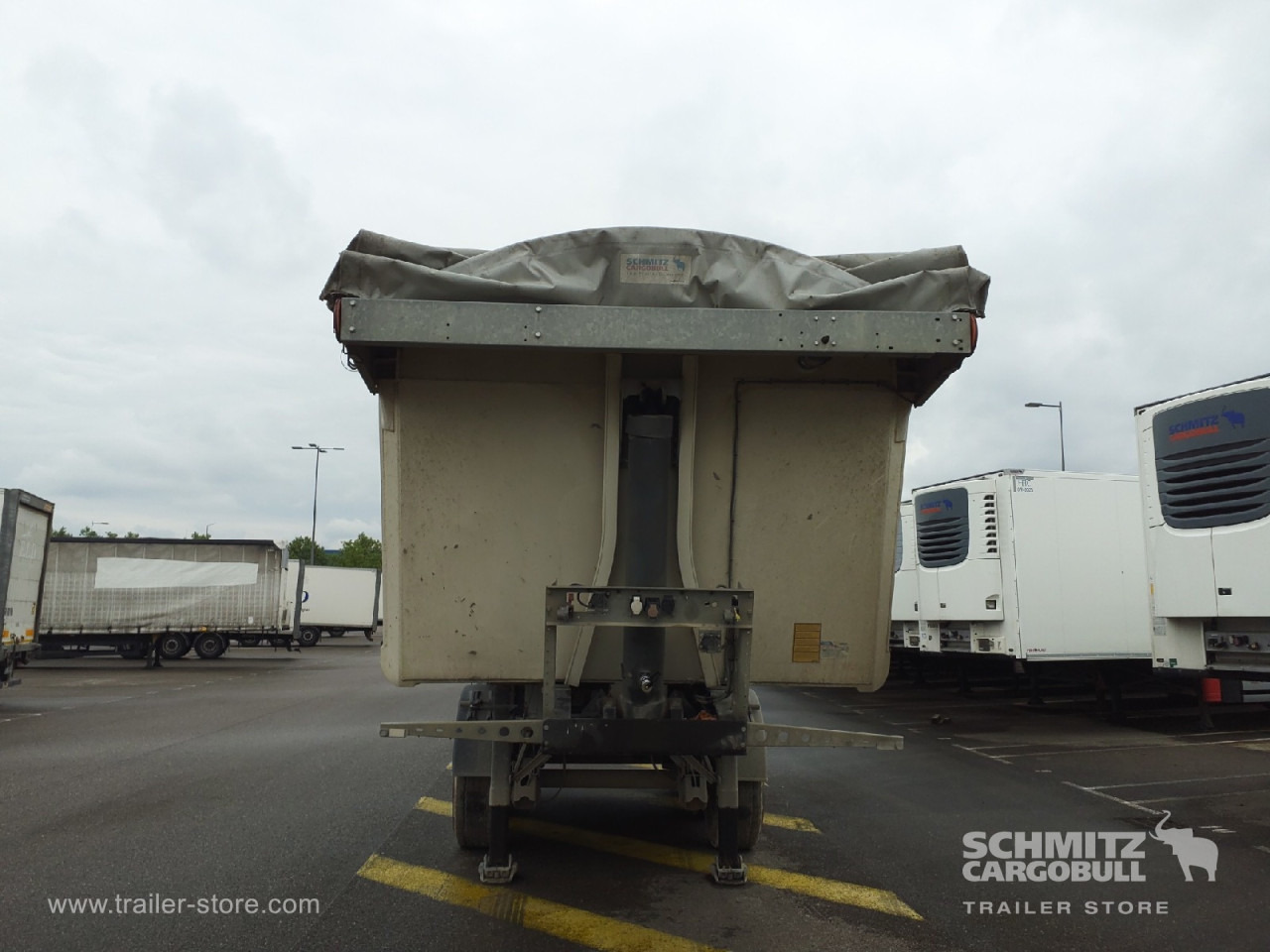 Самоскид напівпричіп SCHMITZ Tipper Alu-square sided body 27m³: фото 9