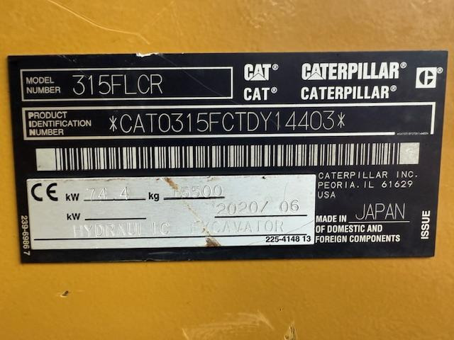 Cat 315 F LCR - Гусеничний екскаватор: фото 5 Cat 315 F LCR - Гусеничний екскаватор: фото 5