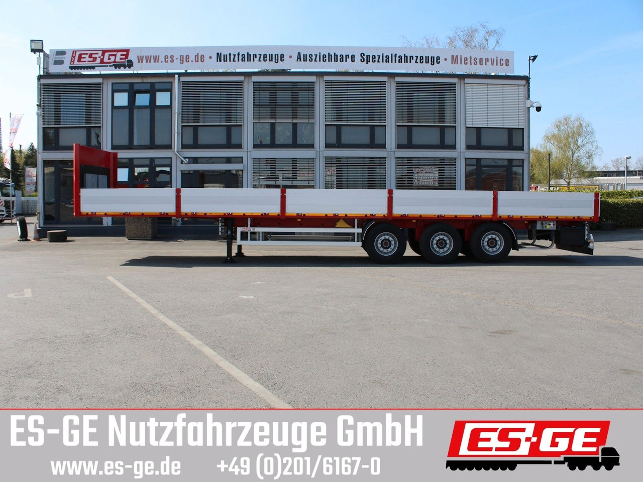 ES-GE 3-Achs Sattelanhänger -Bordwände - Бортовий напівпричіп/ Платформа: фото 2 ES-GE 3-Achs Sattelanhänger -Bordwände - Бортовий напівпричіп/ Платформа: фото 2