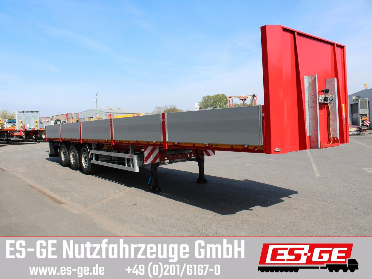 ES-GE 3-Achs Sattelanhänger -Bordwände - Бортовий напівпричіп/ Платформа: фото 1 ES-GE 3-Achs Sattelanhänger -Bordwände - Бортовий напівпричіп/ Платформа: фото 1