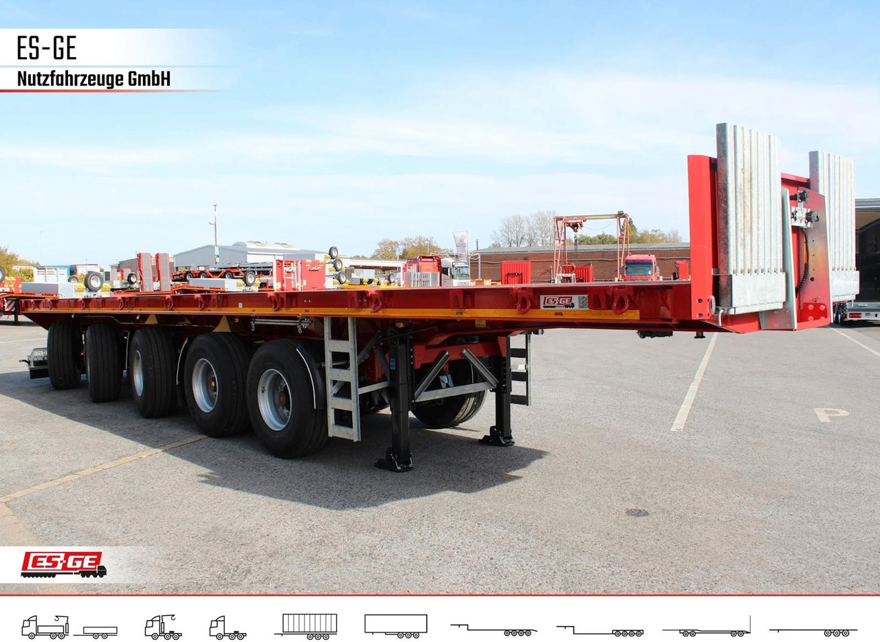 ES-GE 5-Achs-Ballastauflieger - Бортовий напівпричіп/ Платформа: фото 1 ES-GE 5-Achs-Ballastauflieger - Бортовий напівпричіп/ Платформа: фото 1