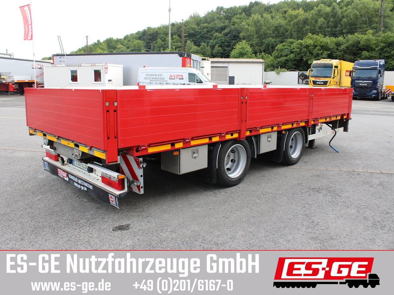 ES-GE Tandemanhänger - Containerverr. - Бортовий причіп/ Платформа: фото 4 ES-GE Tandemanhänger - Containerverr. - Бортовий причіп/ Платформа: фото 4