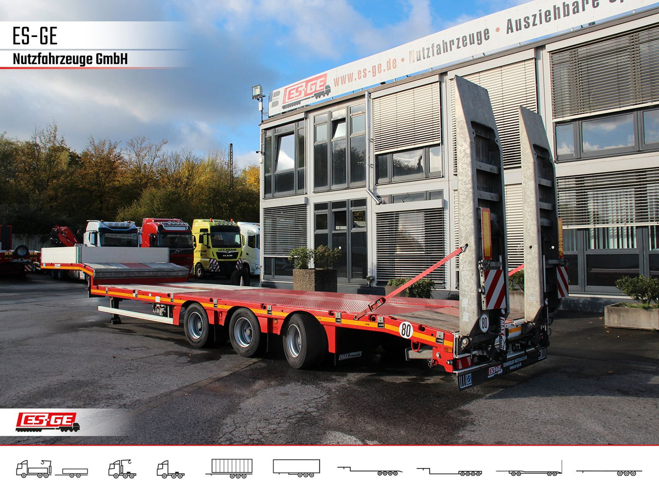 Faymonville MAX Trailer MAX100 Semi-Tieflader 1tlg. Rampen - Низькорамна платформа напівпричіп: фото 2 Faymonville MAX Trailer MAX100 Semi-Tieflader 1tlg. Rampen - Низькорамна платформа напівпричіп: фото 2