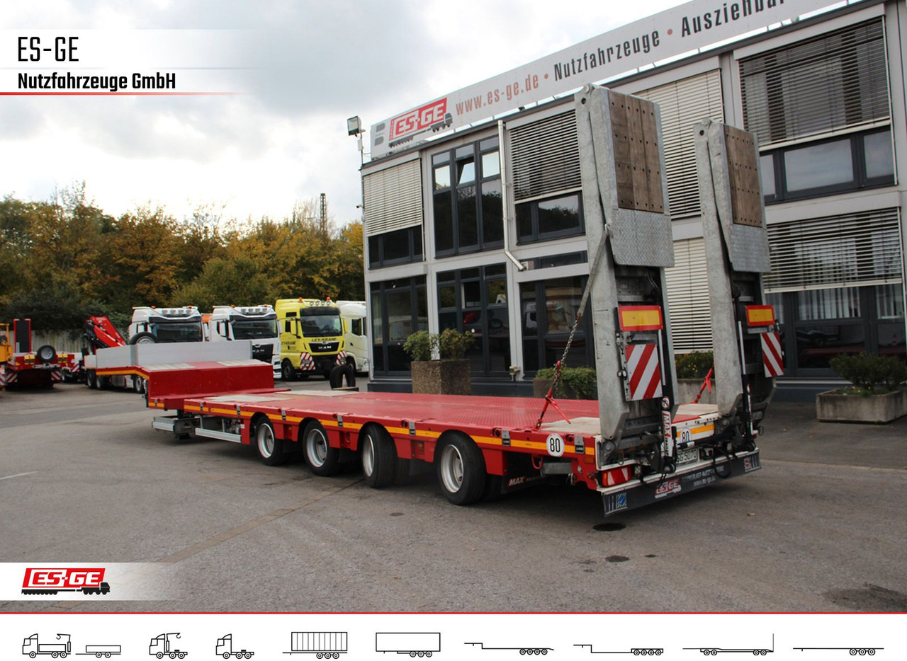 Faymonville MAX Trailer MAX100 Semi-Tieflader 205er - Низькорамна платформа напівпричіп: фото 1 Faymonville MAX Trailer MAX100 Semi-Tieflader 205er - Низькорамна платформа напівпричіп: фото 1