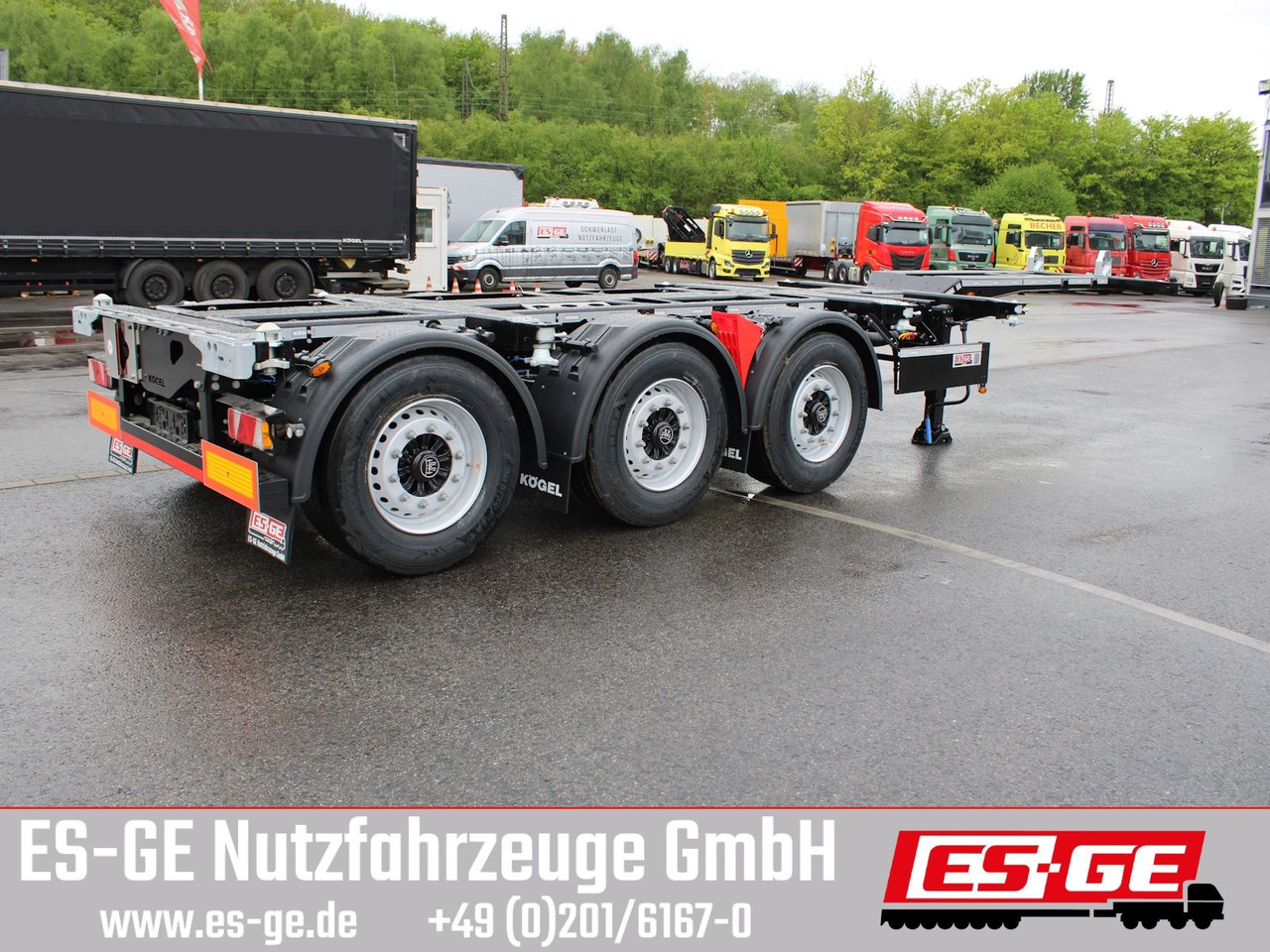 Kögel PORT 45 TRIPLEX Containerchassis - Контейнеровоз/ Змінний кузов напівпричіп: фото 3 Kögel PORT 45 TRIPLEX Containerchassis - Контейнеровоз/ Змінний кузов напівпричіп: фото 3