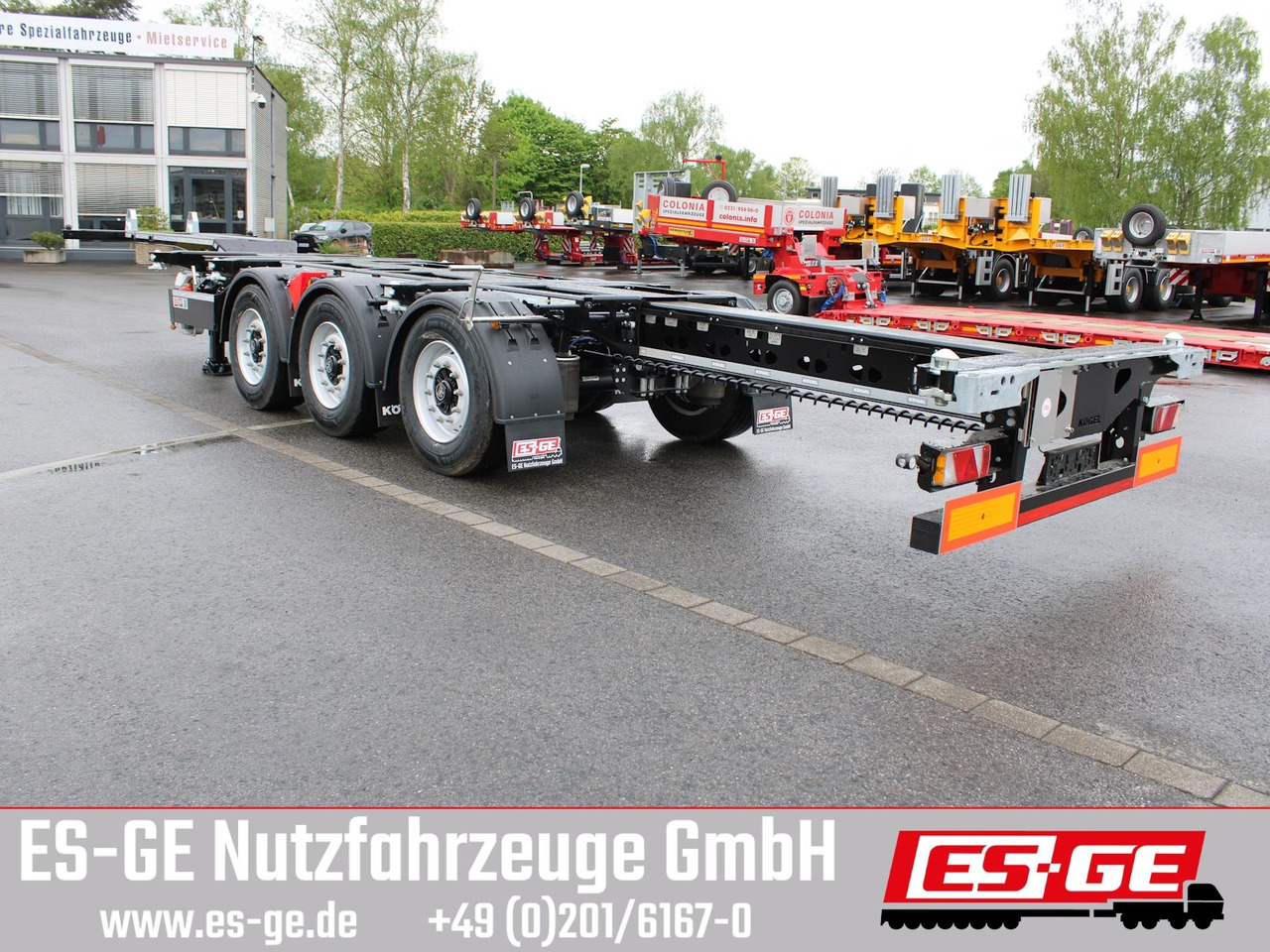 Kögel PORT 45 TRIPLEX Containerchassis - Контейнеровоз/ Змінний кузов напівпричіп: фото 4 Kögel PORT 45 TRIPLEX Containerchassis - Контейнеровоз/ Змінний кузов напівпричіп: фото 4