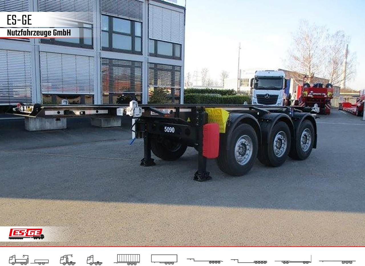 Krone 3-Achs-Containerchassis 20' - Контейнеровоз/ Змінний кузов напівпричіп: фото 1 Krone 3-Achs-Containerchassis 20' - Контейнеровоз/ Змінний кузов напівпричіп: фото 1