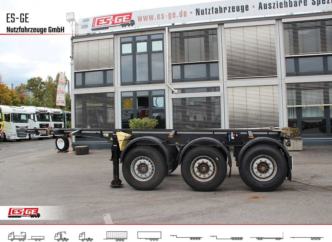 Krone 3-Achs-Containerchassis 20' - Контейнеровоз/ Змінний кузов напівпричіп: фото 5 Krone 3-Achs-Containerchassis 20' - Контейнеровоз/ Змінний кузов напівпричіп: фото 5