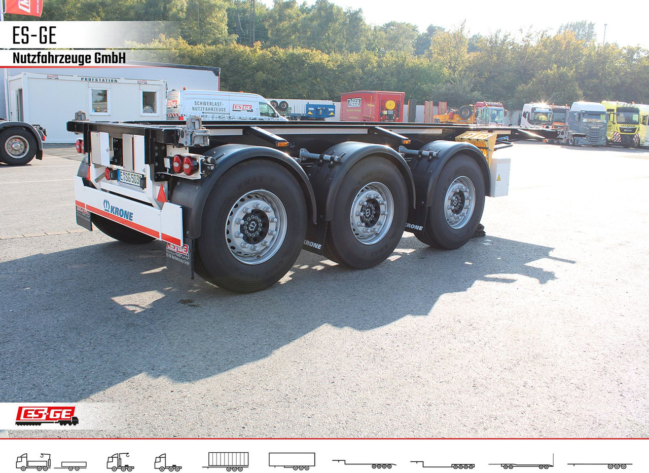 Krone Box Liner 3-Achs-Containerchassis 20' - Контейнеровоз/ Змінний кузов напівпричіп: фото 4 Krone Box Liner 3-Achs-Containerchassis 20' - Контейнеровоз/ Змінний кузов напівпричіп: фото 4