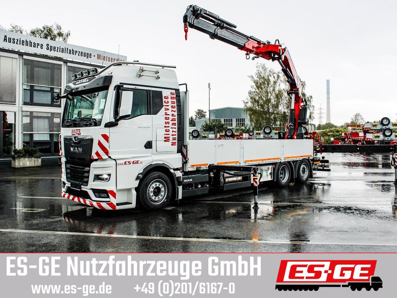 MAN TGX 26.480 6x2-4 LL CH mit Fassi F545RA.2.26 - Бортова вантажівка/ Платформа, Вантажівка з маніпулятором: фото 1 MAN TGX 26.480 6x2-4 LL CH mit Fassi F545RA.2.26 - Бортова вантажівка/ Платформа, Вантажівка з маніпулятором: фото 1