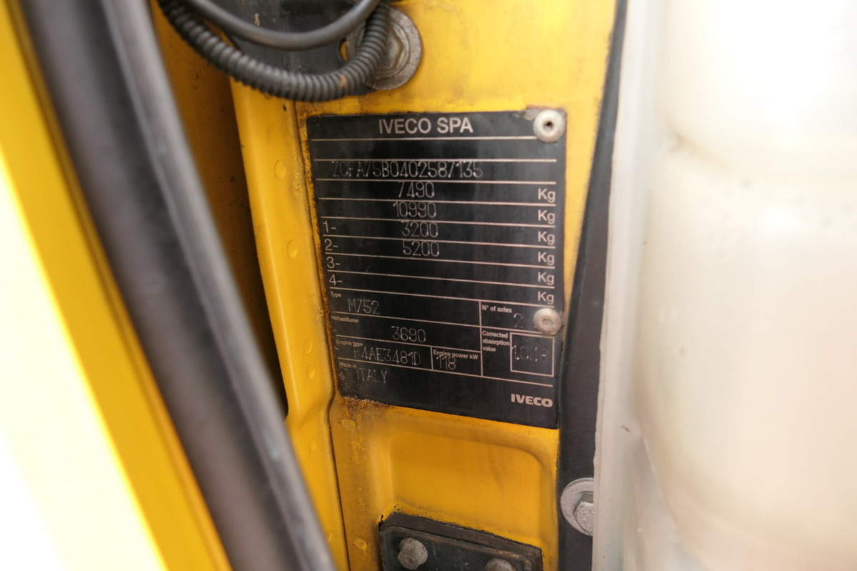 Вантажівка з закритим кузовом IVECO EuroCargo ML 75 E 16 P LBW LUFT EURO-5: фото 16
