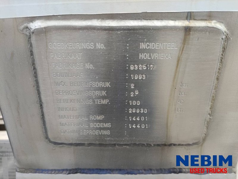 Burg BPDO 12-27 Z - 26.930Ltr - Напівпричіп цистерна: фото 3 Burg BPDO 12-27 Z - 26.930Ltr - Напівпричіп цистерна: фото 3