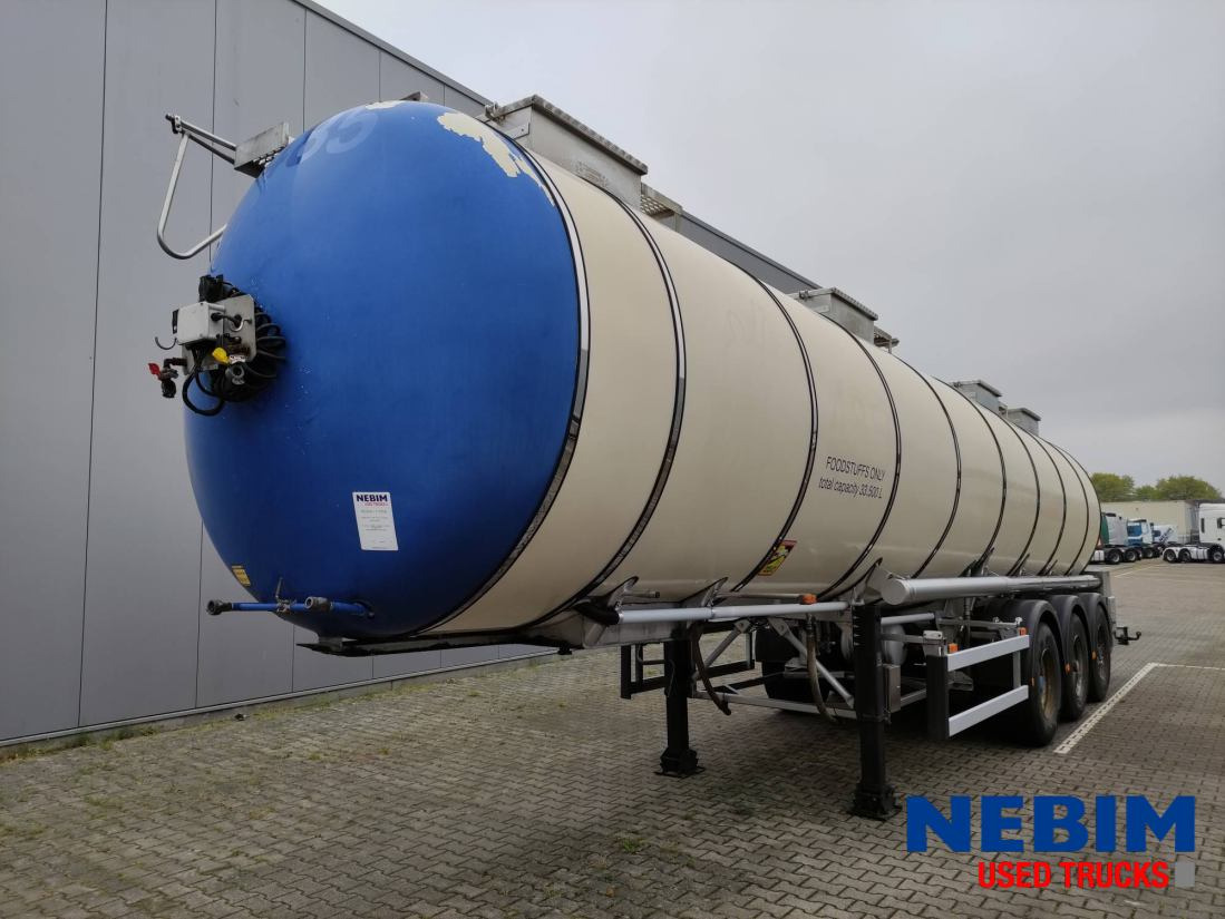 Feldbinder TSA 33.3-3 Unibloc pump electr - 3 comp. 8.000 / 2 2.500 / 3.000 Ltr. - Напівпричіп цистерна: фото 1 Feldbinder TSA 33.3-3 Unibloc pump electr - 3 comp. 8.000 / 2 2.500 / 3.000 Ltr. - Напівпричіп цистерна: фото 1