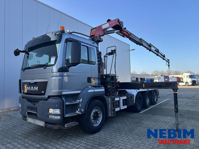 MAN TGS 420 8x4 TRIPLE - HMF 2620 K5 - 22,7t/m CRANE / KRAN - Гаковий мультиліфт вантажівка, Вантажівка з маніпулятором: фото 1 MAN TGS 420 8x4 TRIPLE - HMF 2620 K5 - 22,7t/m CRANE / KRAN - Гаковий мультиліфт вантажівка, Вантажівка з маніпулятором: фото 1