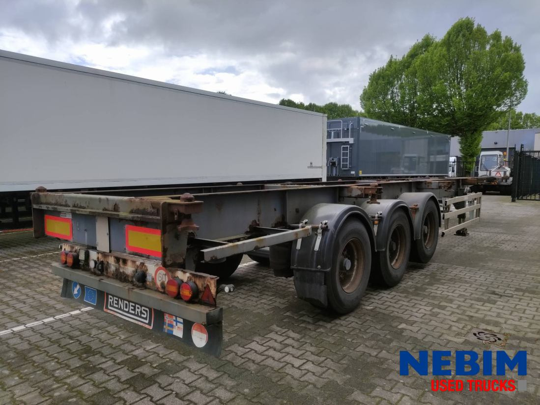 Renders Containerchassis ROC 12.27 CC - 1x40" 1x30" 2x20" - Контейнеровоз/ Змінний кузов напівпричіп: фото 2 Renders Containerchassis ROC 12.27 CC - 1x40" 1x30" 2x20" - Контейнеровоз/ Змінний кузов напівпричіп: фото 2