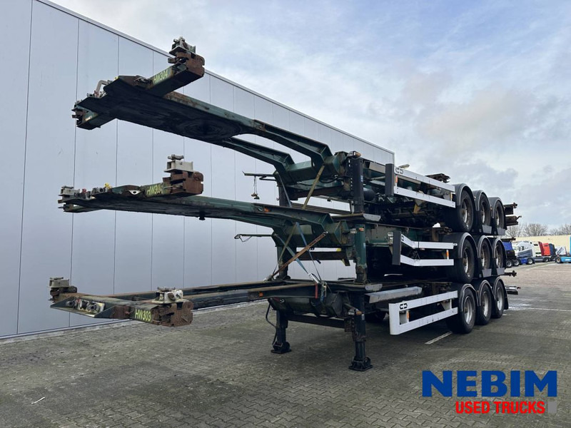 Van Hool 3B0071 STACK PRICE € 6.950,- - 1x20" - 2x20" - 1x40" - Контейнеровоз/ Змінний кузов напівпричіп: фото 1 Van Hool 3B0071 STACK PRICE € 6.950,- - 1x20" - 2x20" - 1x40" - Контейнеровоз/ Змінний кузов напівпричіп: фото 1