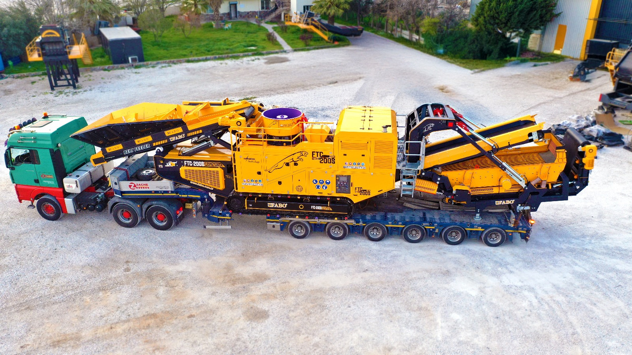FABO FTC-200-S Mobile Cone Crusher With Screen - Мобільна дробарка: фото 1 FABO FTC-200-S Mobile Cone Crusher With Screen - Мобільна дробарка: фото 1