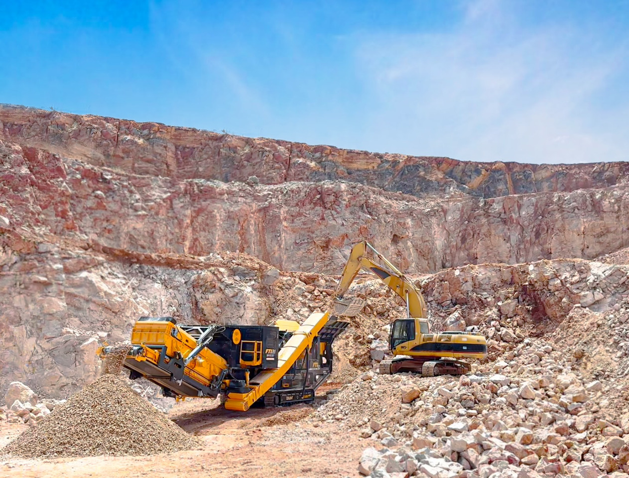 FABO Mobile crusher - Мобільна дробарка: фото 4 FABO Mobile crusher - Мобільна дробарка: фото 4