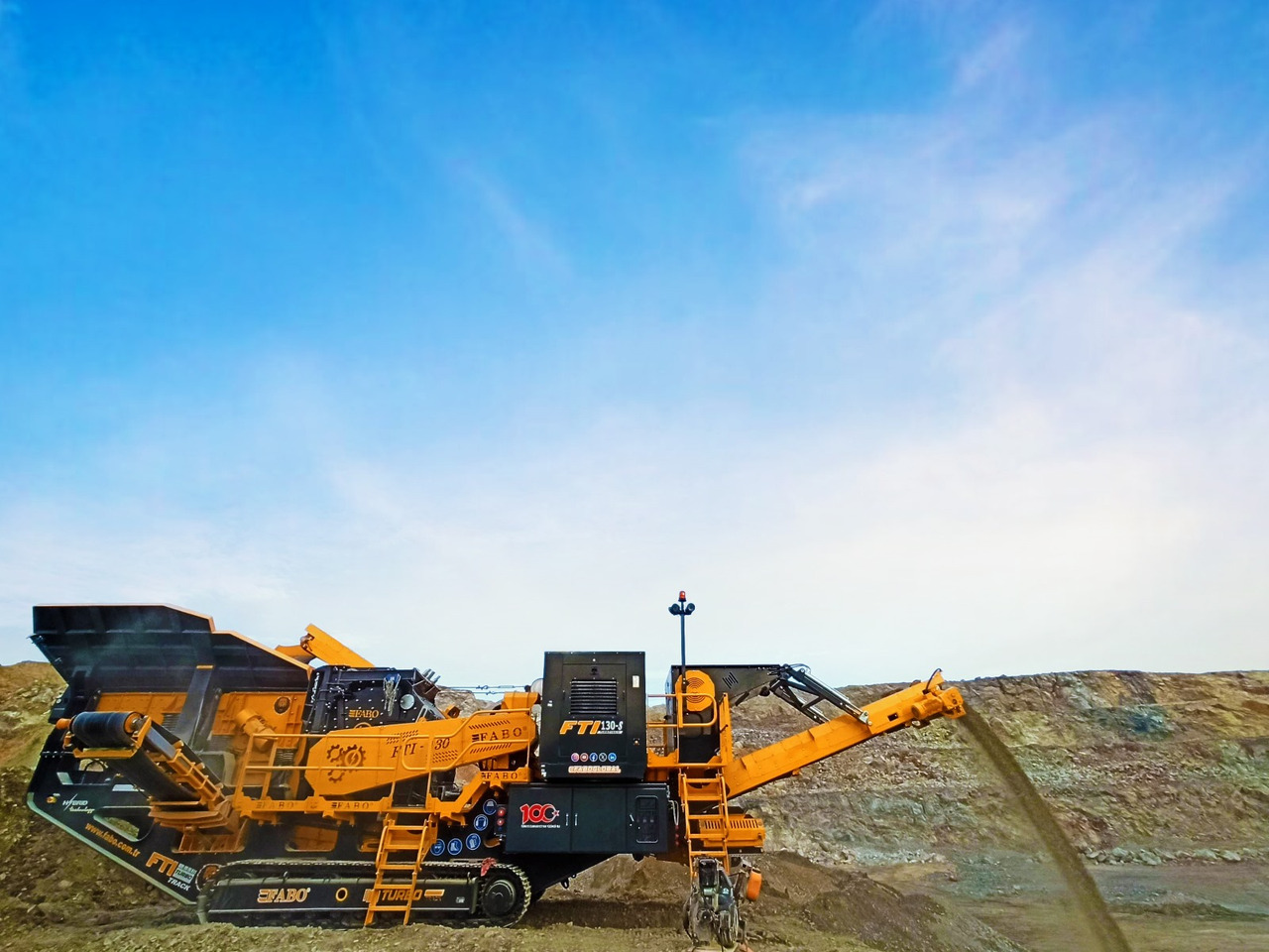 FABO Mobile crusher - Мобільна дробарка: фото 4 FABO Mobile crusher - Мобільна дробарка: фото 4