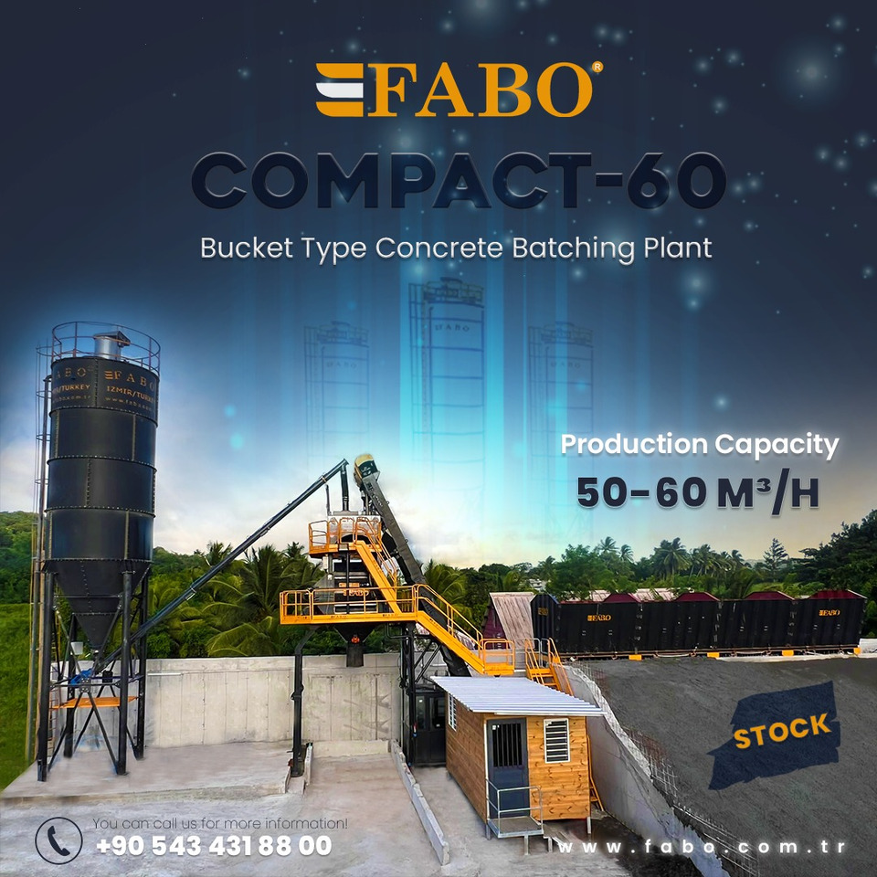 FABO compact concrete plant - Бетонний завод: фото 1 FABO compact concrete plant - Бетонний завод: фото 1
