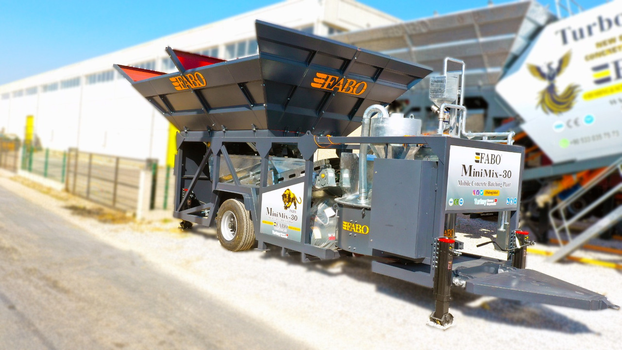 FABO mobile concrete batching plant - Бетонний завод: фото 1 FABO mobile concrete batching plant - Бетонний завод: фото 1