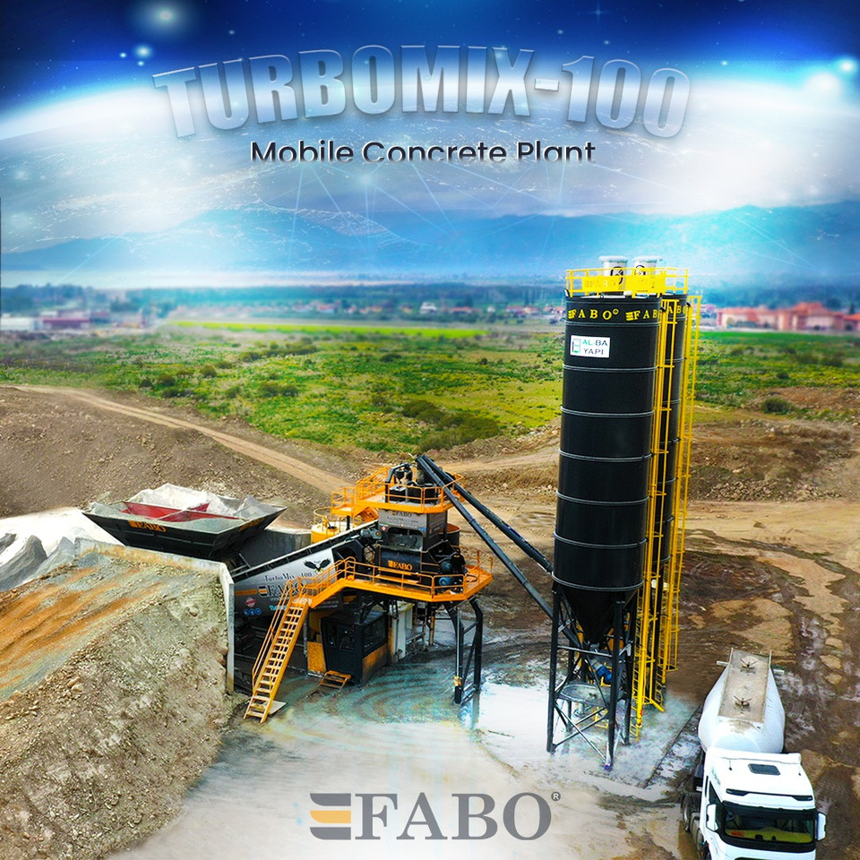 FABO mobile concrete batching plant - Бетонний завод: фото 1 FABO mobile concrete batching plant - Бетонний завод: фото 1