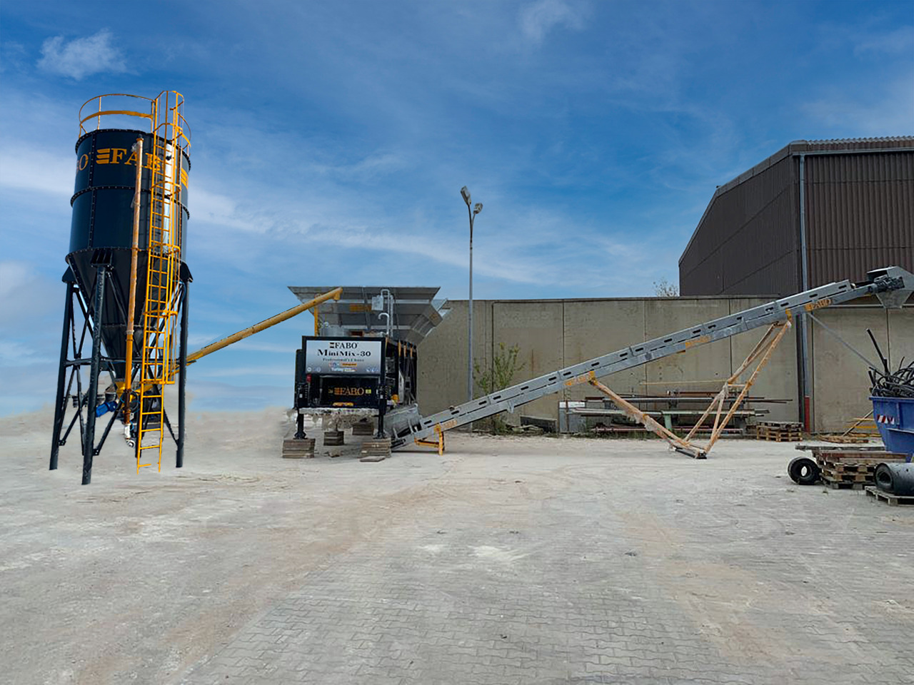 FABO mobile concrete batching plant - Бетонний завод: фото 1 FABO mobile concrete batching plant - Бетонний завод: фото 1