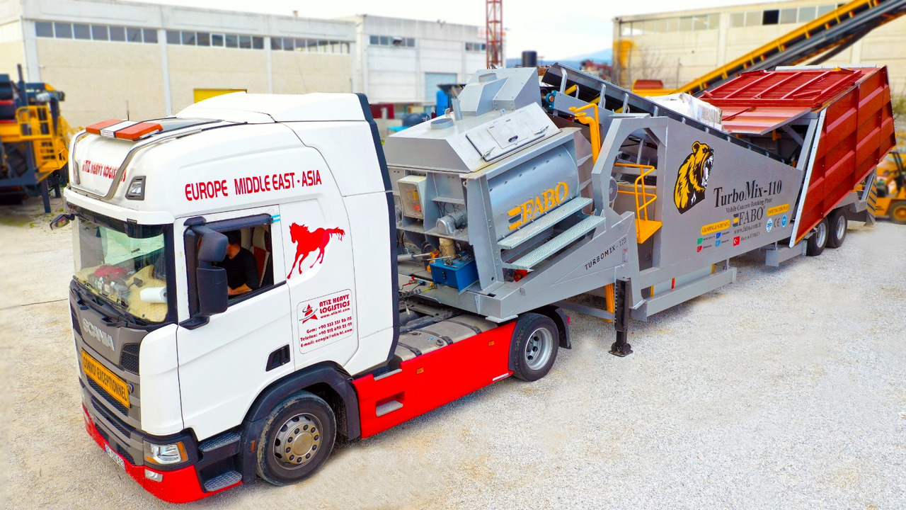 FABO mobile concrete batching plant - Бетонний завод: фото 1 FABO mobile concrete batching plant - Бетонний завод: фото 1